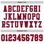 Custom White Red-Royal Mesh Authentic Football Jersey Custom White Red-Royal Mesh Authentic Football Jersey