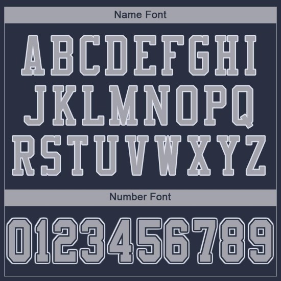 Custom Navy Gray-White Mesh Authentic Football Jersey Custom Navy Gray-White Mesh Authentic Football Jersey