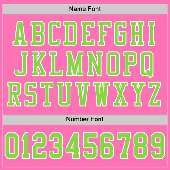 Custom Pink Neon Green-White Mesh Authentic Football Jersey Custom Pink Neon Green-White Mesh Authentic Football Jersey