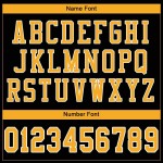 Custom Black Gold-White Mesh Authentic Football Jersey Custom Black Gold-White Mesh Authentic Football Jersey